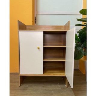 Kệ giày gỗ 60 cánh trắng