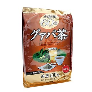 Trà lá ổi Orihiro túi lọc hỗ trợ giảm cân, giảm mỡ thừa hiệu quả (60 túi x 2g)