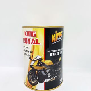 Dầu Nhớt Xe Máy Tổng Hợp KING ROYAL API SN, SAE 5W40, JASO MA-2