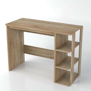 Bàn làm việc 3 ngăn gỗ MDF phủ melamin