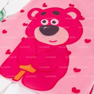 Áo dài hoạ tiết Gấu Dâu