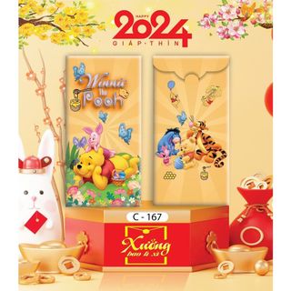 Bao lì xì Gấu Dâu Đô Rê Mon hoạt hình mẫu mã đa dạng phong phú in hình ảnh sắc net hot hit bán chạy giá rẻ hàng mới về sll sỉ Thanh Thảo