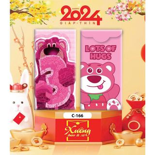 Bao lì xì Gấu Dâu Đô Rê Mon hoạt hình mẫu mã đa dạng phong phú in hình ảnh sắc net hot hit bán chạy giá rẻ hàng mới về sll sỉ Thanh Thảo