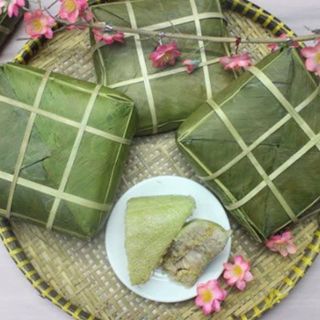 Bánh chưng Tiến Vua Đế Vương - Hương vị truyền thống đặc biệt. Hộp 1 cặp (2 chiếc).