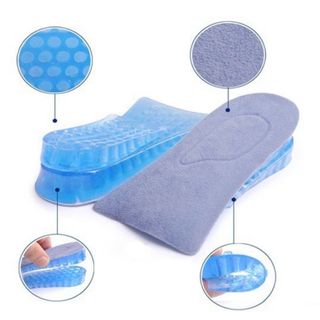 Lót Gót Độn Đế Giày Tăng Chiều Cao Silicon Mềm 2 Lớp 4Cm
