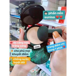 Phấn nước Sunnisa che khuyết điểm cực đỉnh, kháng nước cao
