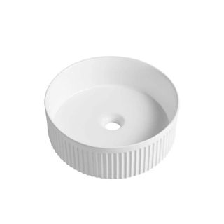 Chậu sứ lavabo đặt bàn màu trắng thiết kế gờ nổi độc đáo, chậu rửa mặt nghệ thuật có nhiều kiểu dáng mã G318