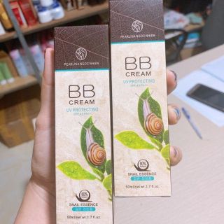 kem nền trắng da BB Cream Water Light Mayfiece Snail tinh chất ốc sên Hàn Quốc 50ml