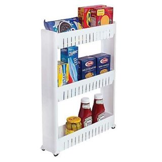 KỆ HẸP DI ĐỘNG 3 TẦNG CÓ BÁNH XE ( TÁCH TỪ 5 )