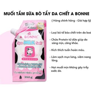 Tắm muối bò, tẩy tế bào chết A BONNE 350g Thailand (Chính hãng)