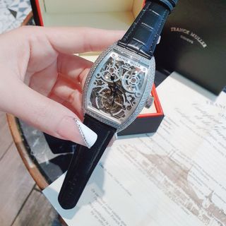 ĐỒNG HỒ CƠ NAM SIÊU CẤP F.RANK MU.LLER LỘ MÁY