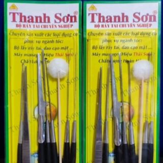 Bộ lấy ráy tai Inox Thanh Sơn 8 cây