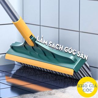 Chổi Cọ Nhà Tắm, Cọ Sàn, Gạt Kính Cán Dài 2 In 1 Siêu Đa Năng - Cây Cọ Sàn Nhà Tắm Xoay 120 Độ Dọn Sạch Mọi Góc Bẩn