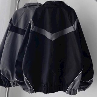 Áo Khoác Gió NewSup phối mà kẻ tim form rộng tay bồng cực đẹp, Áo Khoác Dù Unisex Nam Nữ