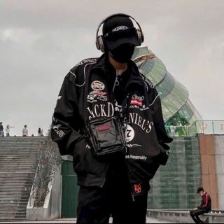 Áo Khoác JackDaniels Racing Jacket Cbmhouse, Áo Jakcet Dù Nam Nữ Unisex Chất Liệu Gió Cao Cấp