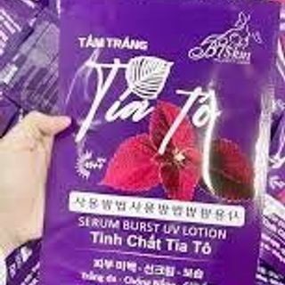 Tắm trắng tía tô