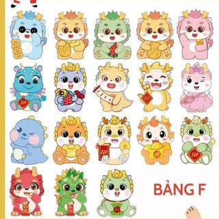 Bao lì xì Chibi Tết 2024 đa dạng