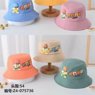 Mũ bucket trẻ em đủ mẫu đính chữ please QC