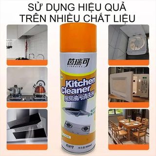 Bình Xịt Tẩy Rửa Vết Dầu Mỡ, Vết Ố Nhà Bếp 500ml - Chai Xịt Loại Bỏ Vết Bẩn Đồ Dùng Nhà Bếp Kitchen Cleaner giá sỉ