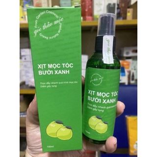 Xịt tinh dầu bưởi xanh kích thích mọc tóc ngăn rụng tóc