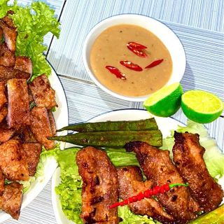 Vú heo nướng chao đặt biệt