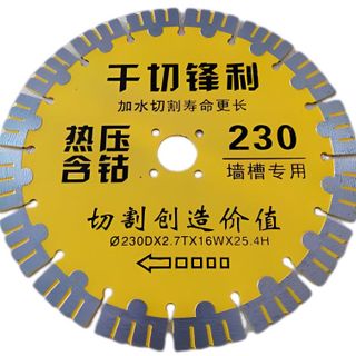 COMBO 3 Lưỡi cắt bê tông 230 - 125 - 114mm, tường, gạch, đá, cắt khô ướt, hợp kim cao cấp, chịu nhiệt, mài mòn tốt chất lượng cao