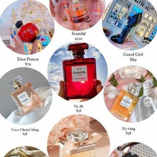 NƯỚC HOA CHIẾT 10ML ĐỒNG GIÁ CÁC LOẠI