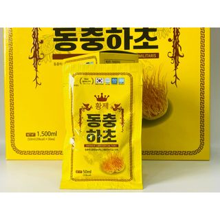 ( Sỉ giá tốt ) Nước Đông Trùng Hạ Thảo ( 50ml x 30 gói ) - Tăng đề kháng, sức khỏe, phục hồi thể lực