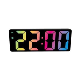 Đồng hồ để bàn đèn led RGB có báo thức