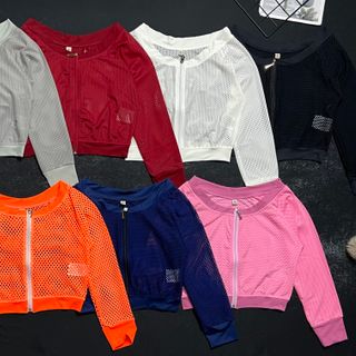 Khoác lưới croptop mới nhất 2023 Thể Thao cao cấp Siêu Đẹp Giá Sỉ,