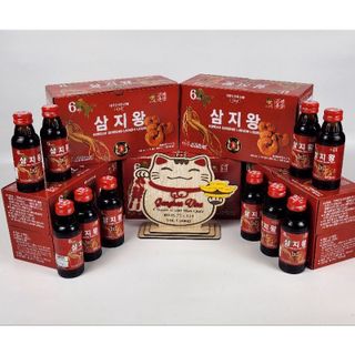 ( Sỉ giá tốt )( DATE MỚI ) Nước chiết Xuất Hồng Sâm Linh Chi KGS Hàn Quốc (Hộp 10 Chai)