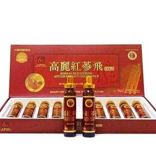 ( Sỉ giá tốt ) Nước Hồng Sâm Nhung Hươu KGS (10 ống x20ml) Giúp Tăng Cường Sức Khỏe Và Sinh Lực