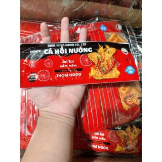 Snack cá hồi nướng