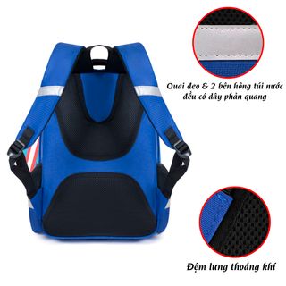 Balo học sinh nam cấp 1 Xbags Power Xb 3017