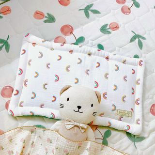 Gối xô Organic chữ nhật về full 6 màu bảng hoạ tiết cho cả bé gái và bé trai - SuuHouseBaBy