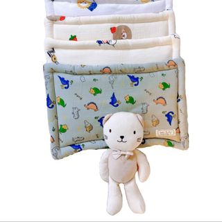 Gối xô Organic chữ nhật về full 6 màu bảng hoạ tiết cho cả bé gái và bé trai - SuuHouseBaBy