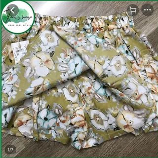 Chân váy hoa VNXK hàng nội địa Nhật - Tem mạc đầy đủ