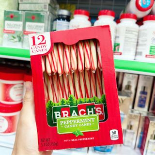 Kẹo cây gậy Giáng Sinh Noel Brach's vị Bạc Hà nhập Mỹ giá sỉ
