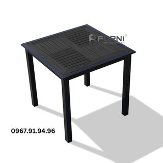 Bàn cafe sân vườn mặt vuông TE2033-80A | Nội Thất Furni giá sỉ