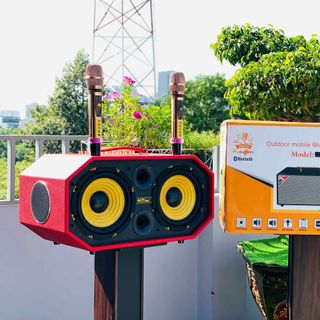 Loa Xách Tay Karaoke MTMAX DK09 Pro Âm Thanh Đa Hướng Hệ Thống 6 Loa 3 Đường Tiếng, 2 Bass 15 Công Suất Đến 450W