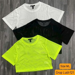 Crop lưới f211 3 màu size ml mới nhất 2023 Thể Thao cao cấp Siêu Đẹp Giá Sỉ,