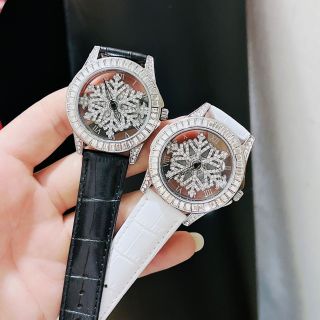 Đồng hồ da mặt xoay mẫu mới