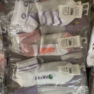 VỚ COTTON HOẠ TIẾT