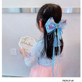 Kẹp tóc nơ ngọc trai  PK58.25
