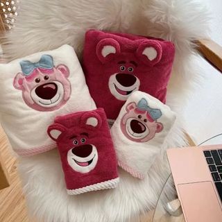 SET 2 KHĂN TẮM HÌNH GẤU