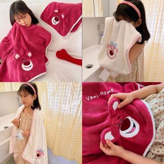 SET 2 KHĂN TẮM HÌNH GẤU