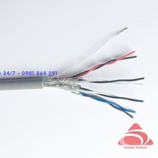 Phân phối cáp tín hiệu vặn xoắn chống nhiễu 2Pair 22AWG hãng Altek Kabel