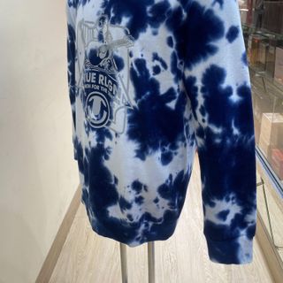 Áo thun tay dài True Religion Xanh loan trắng