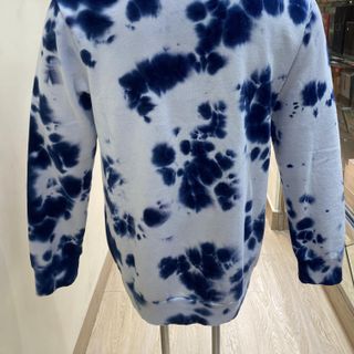 Áo thun tay dài True Religion Xanh loan trắng