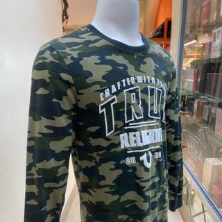 Áo Thun Tay Dài Xanh Lính True Religion